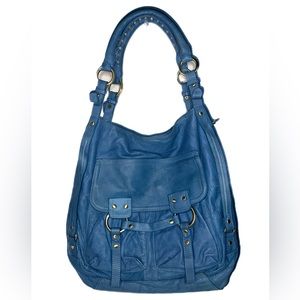 Sabina Hobo blue satchel/large NWOT